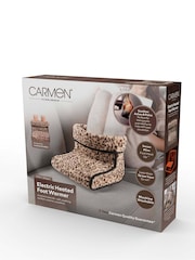 Carmen Leopard Comfort Electric Heated Foot Warmer - Image 8 of 9