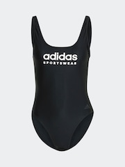 adidas Black Sportswear U-Back Swimsuit - Image 7 of 7