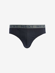 Blue 4 pack Cotton Rich Briefs - Image 2 of 7