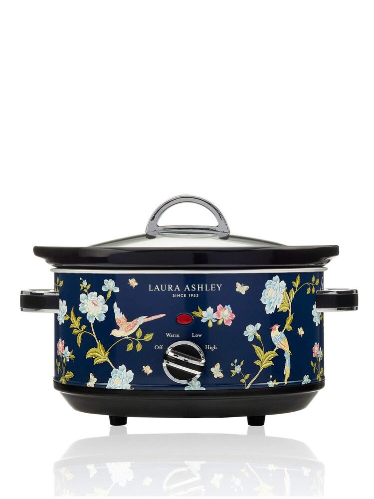 Laura Ashley Navy 3.5L Slow Cooker - Image 1 of 7