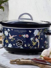 Laura Ashley Navy 3.5L Slow Cooker - Image 2 of 7