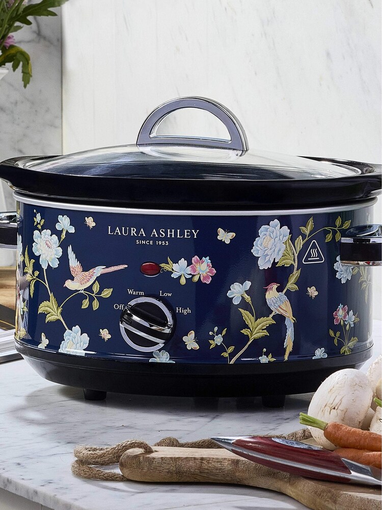 Laura Ashley Navy 3.5L Slow Cooker - Image 2 of 7