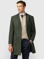 Antique Rogue Grey Colt Green Heritage Overcoat - Image 1 of 3