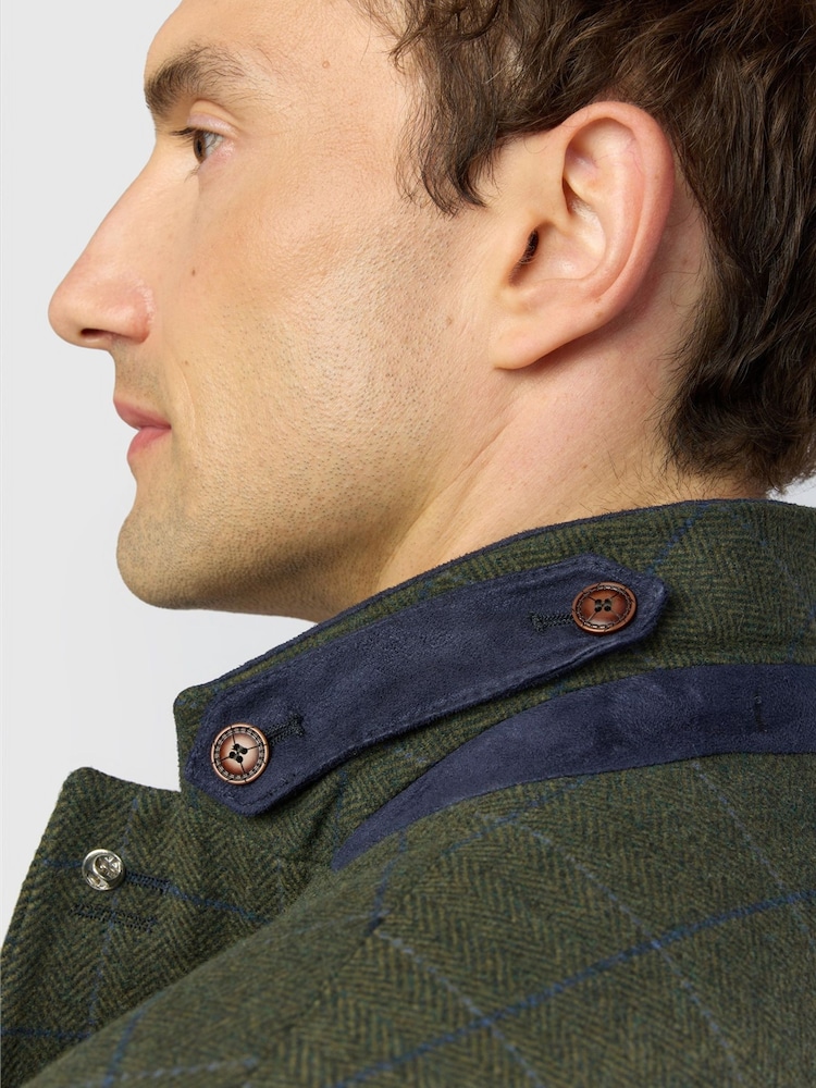 Antique Rogue Grey Colt Green Heritage Overcoat - Image 3 of 3 Antique Rogue Grey Colt Green Heritage Overcoat - Image 3 of 3