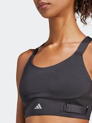 adidas Black FastImpact Luxe Run High-Support Bra - Image 5 of 8
