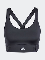 adidas Black FastImpact Luxe Run High-Support Bra - Image 7 of 8