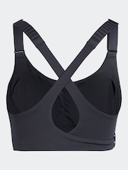 adidas Black FastImpact Luxe Run High-Support Bra - Image 8 of 8