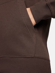 Nike Dark Brown Club Pullover Hoodie - Image 6 of 7