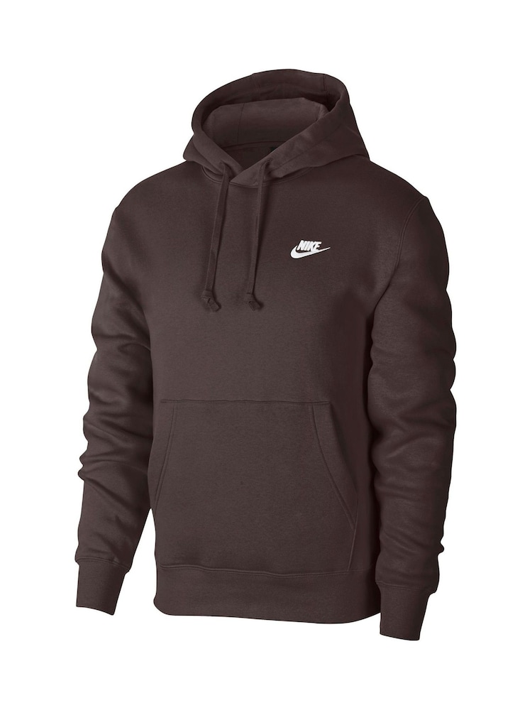 Nike Dark Brown Club Pullover Hoodie - Image 7 of 7