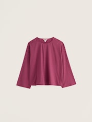 Seasalt Cornwall Red Dream Flared Sleeve Jersey Pyjamas - Image 5 of 7