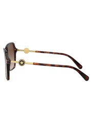 Versace Brown Enamel Medusa Sunglasses - Image 6 of 12