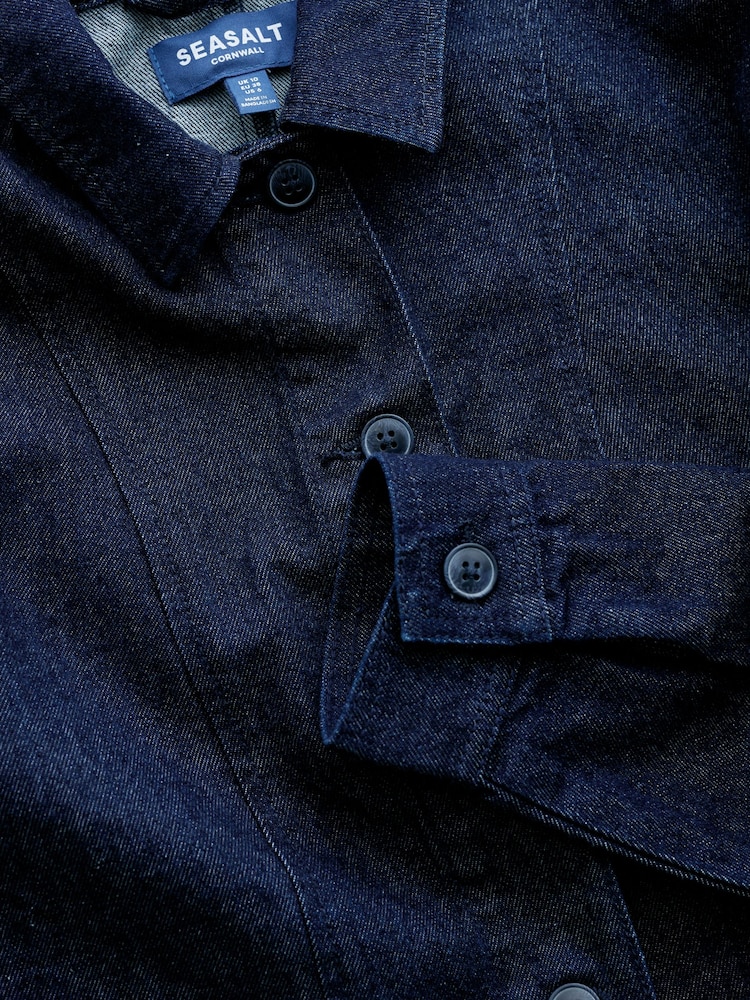 Seasalt Cornwall Croplands Denim Jacket - Εικόνα 5 από 5 Seasalt Cornwall Croplands Denim Jacket - Εικόνα 5 από 5
