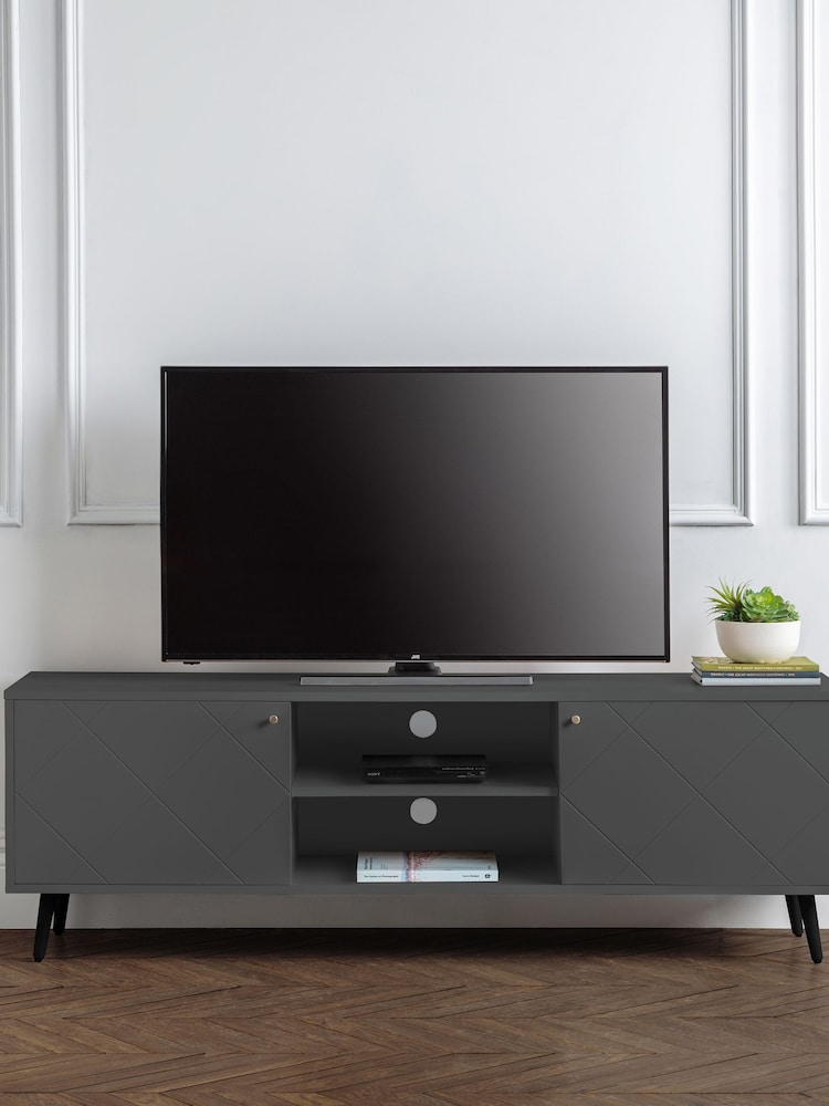 Julian Bowen Grey Moritz TV Unit - Image 1 of 3