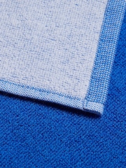 adidas Blue Large 3 Bar Towel - Image 3 of 3