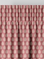 Emily Bond Raspberry Pink Jaipur Made to Measure 100% Cotton Curtains - Image 6 of 9