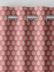 Emily Bond Raspberry Pink Jaipur Made to Measure 100% Cotton Curtains - Image 7 of 9
