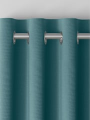 Dark Teal Blue Made to Measure Curtains - Image 7 of 9