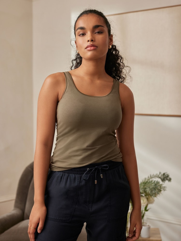 Khaki Green Vest - Image 1 of 6