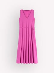 Boden Purple Mia V-neck Jersey Midi Dress - Image 6 of 6