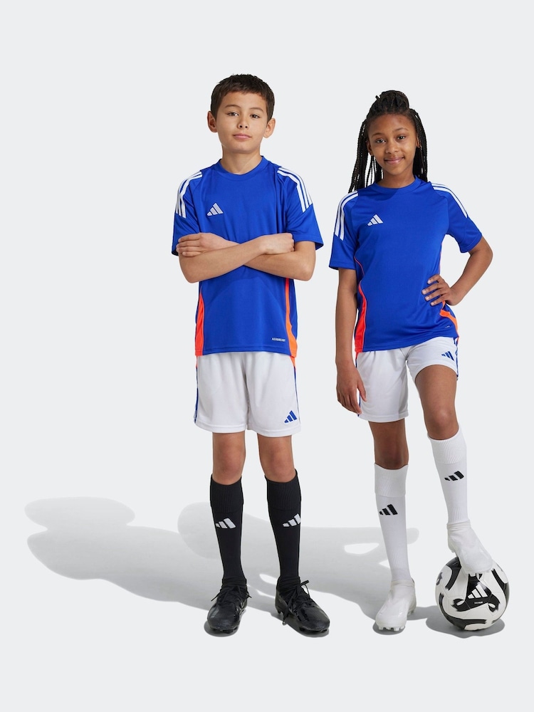 Blanco - Pantalones cortos deportivos Tiro 24 de Adidas - Imagen 1 de 6