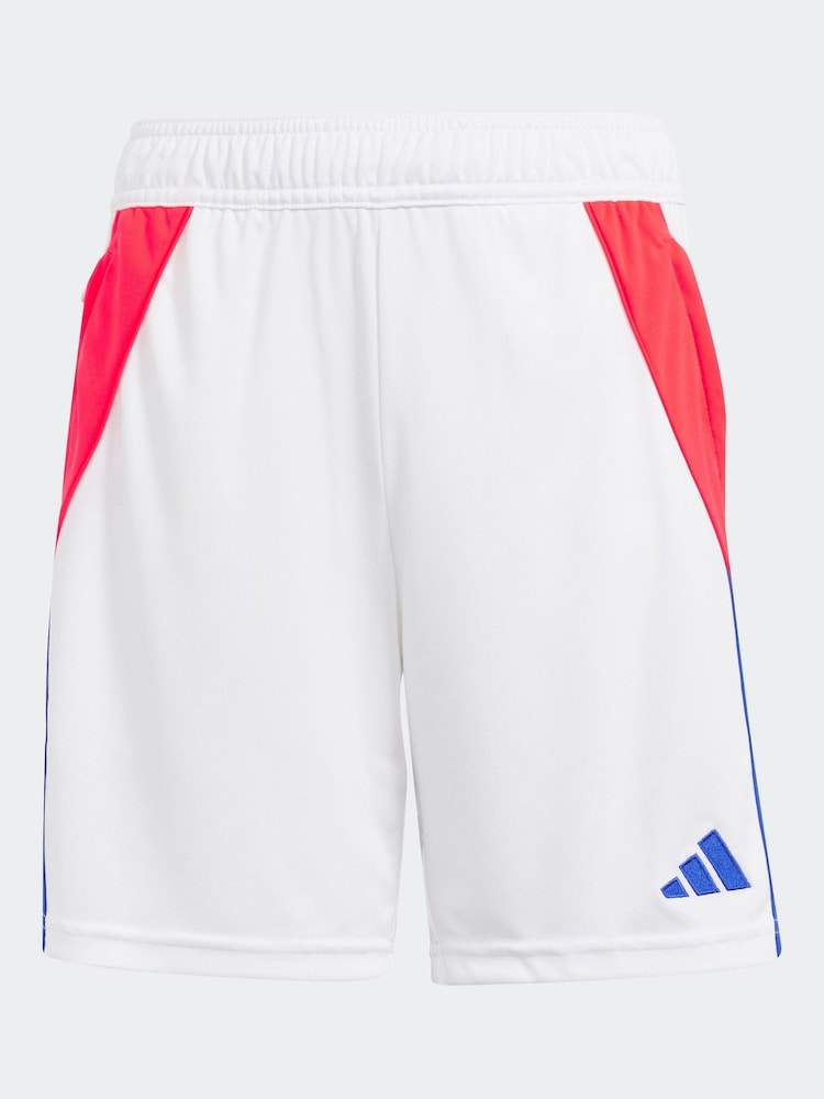 Blanco - Pantalones cortos deportivos Tiro 24 de Adidas - Imagen 6 de 6