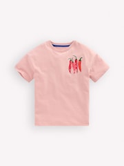 Boden Pink Front & Back Graphic T-Shirt - Image 1 of 3