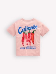 Boden Pink Front & Back Graphic T-Shirt - Image 2 of 3