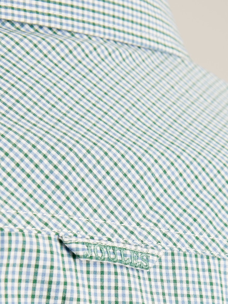 Joules Abbott Green Gingham Cotton Poplin Shirt - Image 2 of 7