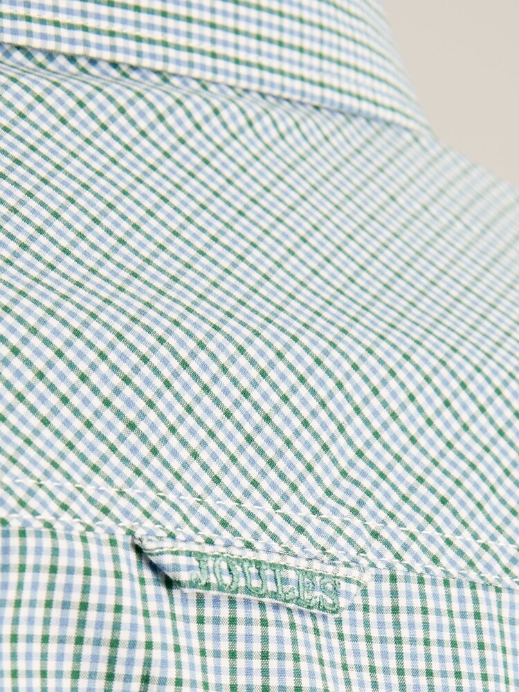 Joules Abbott Green Gingham Cotton Poplin Shirt - Image 2 of 7 Joules Abbott Green Gingham Cotton Poplin Shirt - Image 2 of 7
