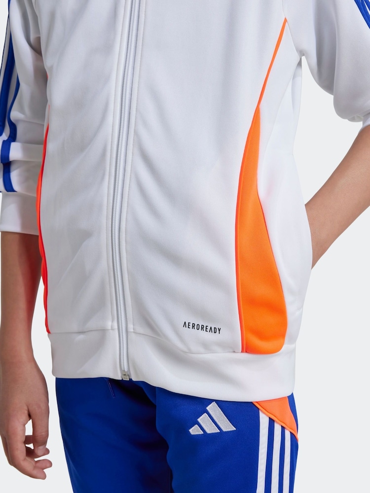 adidas White Tiro 24 Training Jacket - Image 5 of 5