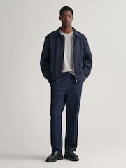GANT Antracite Grey Melange Regular Fit Shield Logo Long Sleeve T-Shirt - Image 3 of 5