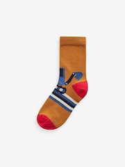 Multi Stripe Transport Cotton Rich Socks 7 Pack - Image 3 of 9