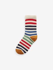 Multi Stripe Transport Cotton Rich Socks 7 Pack - Image 4 of 9