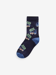 Multi Stripe Transport Cotton Rich Socks 7 Pack - Image 7 of 9