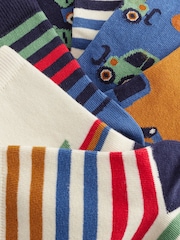 Multi Stripe Transport Cotton Rich Socks 7 Pack - Image 9 of 9