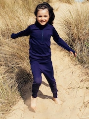 Muddy Puddles Navy Blue Thermal Baselayer Leggings - Image 2 of 4