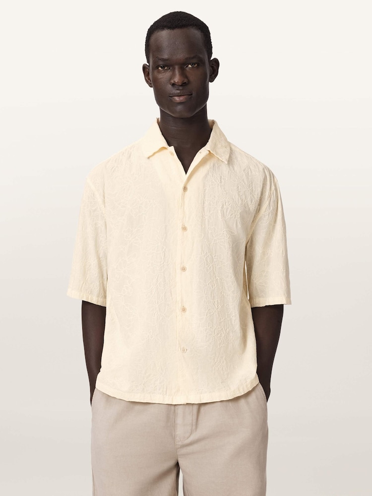 AllSaints Cenizo қысқа жең жейде - 7суретінің 1 суреті