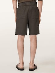 AllSaints Brown Hanbury Shorts - Image 5 of 7