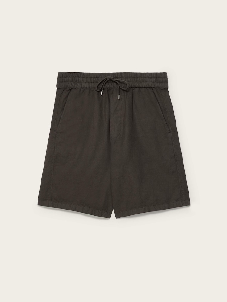 AllSaints Brown Hanbury Shorts - Image 7 of 7