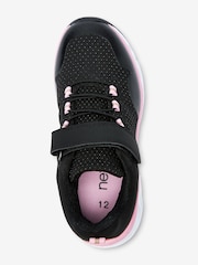 Black/Pink Runner Trainers - Image 3 of 4