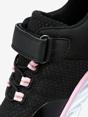 Black/Pink Runner Trainers - Image 4 of 4