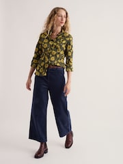 Vert/Jaune - Seasalt Cornwall Larissa Cotton Crinkle Shirt - Image 2 sur 6