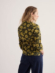 Vert/Jaune - Seasalt Cornwall Larissa Cotton Crinkle Shirt - Image 3 sur 6