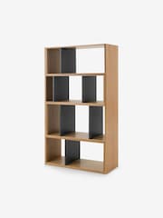 MADE.COM Oak and Grey Kya Shelving Unit - Image 1 of 8