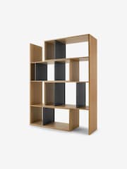 MADE.COM Oak and Grey Kya Shelving Unit - Image 4 of 8