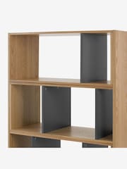 MADE.COM Oak and Grey Kya Shelving Unit - Image 5 of 8