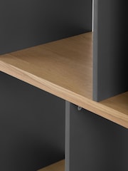 MADE.COM Oak and Grey Kya Shelving Unit - Image 6 of 8