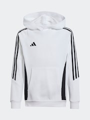 adidas White Black Tiro 24 Sweat Hoodie - Image 1 of 5