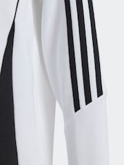 adidas White Black Tiro 24 Sweat Hoodie - Image 5 of 5