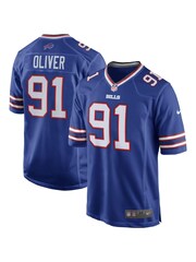 Nike Blue NFL Buffalo Bills Home Game Jersey - Ed Oliver - Image 1 of 3